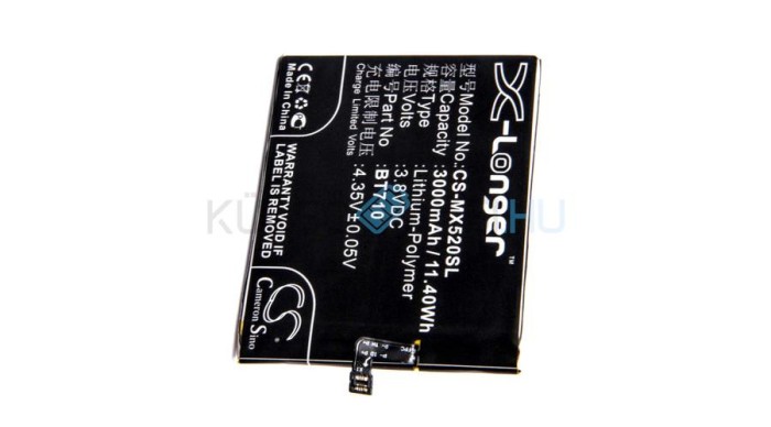 Baterie de telefon mobil VHBW Meizu BT710 - 3000mAh, 3.8V, Li-polymer