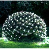Instalatie craciun yoto, tip plasa, 1.2 m x 1.2 m, 80 led-uri, prelungitor 1.5 m, 8 jocuri de lumini, interconectabila, fir transparent, interior/exte, Flippy
