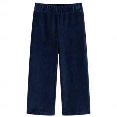 Pantaloni de copii din velur, bleumarin, 140 GartenMobel Dekor