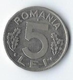 Moneda 5 lei 1992 - Romania