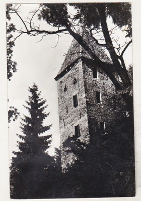 bnk cp Sighisoara - Turnul fringhierilor - uzata foto