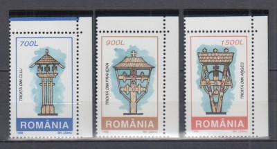 ROMANIA 1998 LP 1451 TROITE SERIE MNH foto