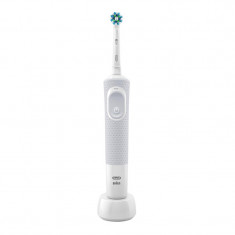 Periuta electrica Oral B 100 Vitality Coss Action, 7600 oscilatii, alb foto