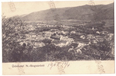 1265 - BOCSA MONTANA, Caras-Severin, Panorama - old postcard - used - 1905 foto