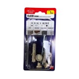 Diblu cu surub, fixare WC, ALB, 10X50/ 6x80 , Klimas Wkret-met