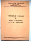 regulile jocului si ghid universal pentru arbitri