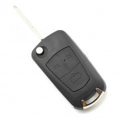 Opel - Carcasa tip cheie briceag cu 3 butoane, lama pe stanga foto