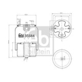 Febi Bilstein Burduf, suspensie pneumatica