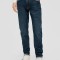 Blugi barbati Mauro, cu talie medie, croiala Regular, Tapered Leg, Albastru inchis, W30 L30