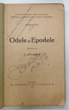 HORATIU , ODELE SI EPODELE de E . LOVINESCU , 1923 * PREZINTA SEMNE DE UZURA