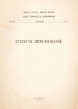 AS - STUDII DE HIDROGEOLOGIE, 1972