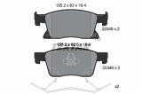 TEXTAR 2234501 set placute frana,frana disc