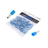 Set pini izolati, sertizabili, tub de capat pentru izolat, 2,5 MM2, 100 piese, Asta