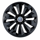Set 4 capace roti Fox negru R14 Compatibil Cu Volkswagen