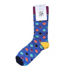 STK403-4 Sosete Happy Socks cu model cuburi
