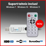Tuner TV Digital USB - v2022.2 - HBO HD - DVB-C DVBC T2 - suport tehnic, Extern (necesita PC)
