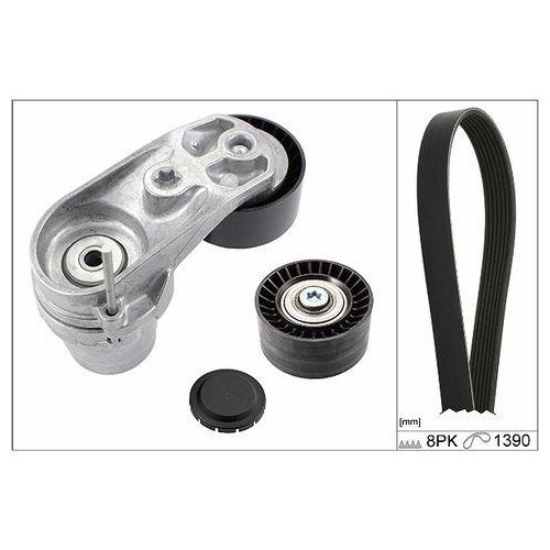 Set curea transmisie BMW 1 (F20) 07.11-06.19, 1 (F21) 12.11-12.19, 2 Cabriolet (F23) 03.14-06.21, 2 Coupe (F22 F87) 10.12-06.21, 3 (F30 F80) 11.11-10