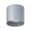 Lampă De Tavan Mika Gri Aluminiu 1 Bec Cilindric Minimalist De Interior