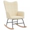 Gossi scaun balansoar, crem, material textil