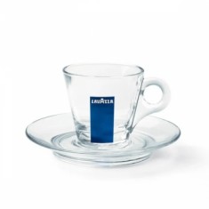 Lavazza Cesti Espresso cu farfurii sticla 12 buc