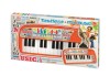 Orga muzicala pentru copii cu 24 de taste si note muzicale RS Toys, include 24 melodii presetate, buton ON OFF