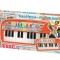 Orga muzicala pentru copii cu 24 de taste si note muzicale RS Toys, include 24 melodii presetate, buton ON OFF