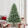 VidaXL Brad de Crăciun artificial pre-luminat cu set de bile Verde 3395362