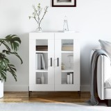 vidaXL Servantă, alb, 69,5x34x90 cm, lemn compozit
