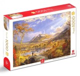 Puzzle 1000 piese - Jasper Francis Cropsey - Starrucca Viaduct Pennsylvania | Deico Games