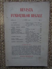 Revista Fundatiilor Regale - Anul IV 1 IUNIE 1937 Nr. 6 foto