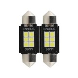 Set 2 Becuri LED Sofit C5W 6 SMD 36 MM