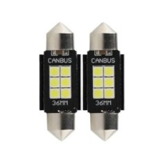 Set 2 Becuri LED Sofit C5W 6 SMD 36 MM