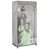 VidaXL Șifonier New York, 75 x 45 x 160 cm, material textil