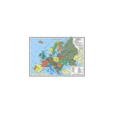 Cumpara ieftin Harta Europa plastifiata A4 - Dan Dumitru
