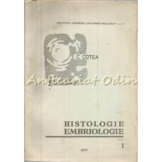 Histologie. Embriologie I - Cotea V. Corneliu