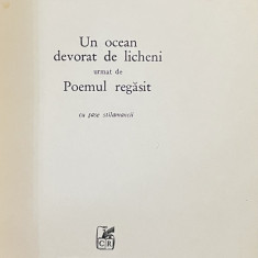 UN OCEAN DEVORAT DE LICHENI, VIRGIL TEODORESCU ,1984