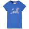 Tricou pentru copii, albastru cobalt, 128
