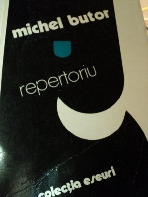 REPERTORIU-MICHEL BUTOR BUCURESTI 1979 foto