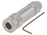 Conector M8 Mamă 4 PIN Drept Ecranat pe Cablu IP67 30V