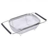 Strecurătoare Metalică, Manere Extensibile, 27x18x10cm, Potrivit pentru Mașina de Spălat Vase, cu maner, Oem