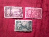 Serie mica SUA 1945 - Ziua Presedintelui Roosevelt , valorile 1 . 2 si 3c