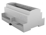 Carcasă DIN şină gri 90,5x142,3x62mm