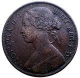 J.066 MAREA BRITANIE ANGLIA VICTORIA 1 ONE PENNY 1862
