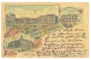 1858 - ARAD, Litho, Romania - old postcard - used - 1899, Circulata, Printata