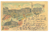 1858 - ARAD, Litho, Romania - old postcard - used - 1899, Circulata, Printata