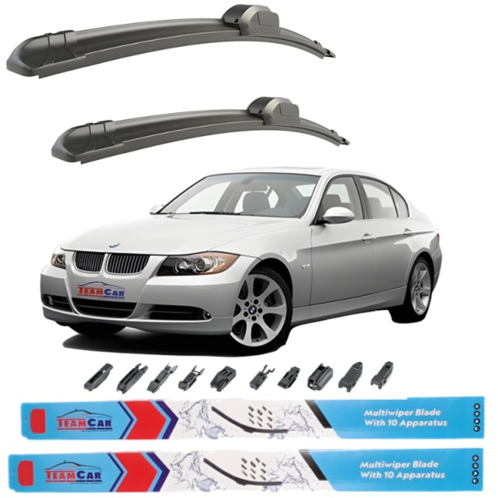 Ștergătoare TeamCar&reg; BMW Seria 3 E90/E91/E92/E93 (2005&ndash;2012) &ndash; Set Față
