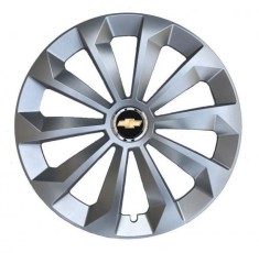 Set 4 Capace Roti Autohelix MSA&reg;, potrivite jantelor de R15, pentru Chevrolet, model fame cromat