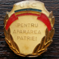 INSIGNA ROMANIA - UTC - PENTRU APARAREA PATRIEI