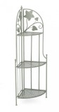 Raft 3 polite otel verde patinat Harriet 49x33x126 cm