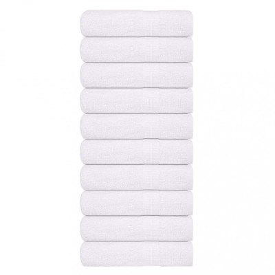 vidaXL Prosoape de m&amp;acirc;nă 10 buc alb 50x100 cm 360 g/m&amp;sup2; 100% bumbac 136651 foto